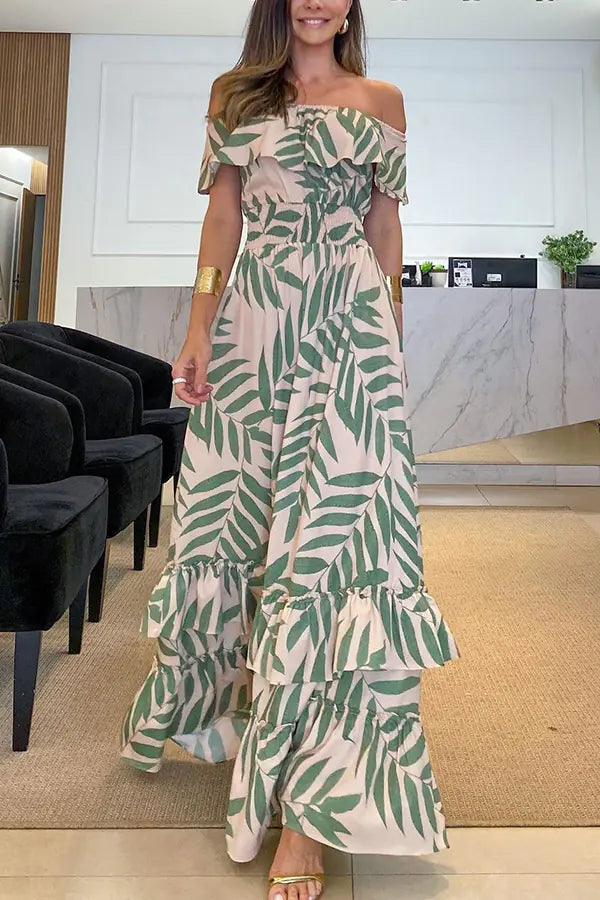 Lange Zomerjurk met Print