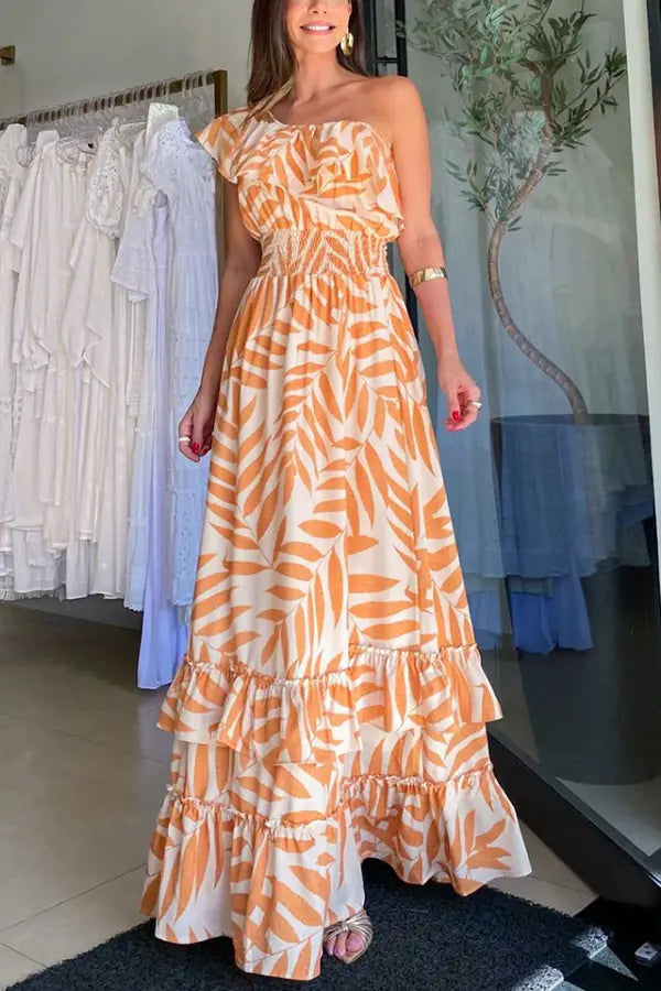 Lange Zomerjurk met Print